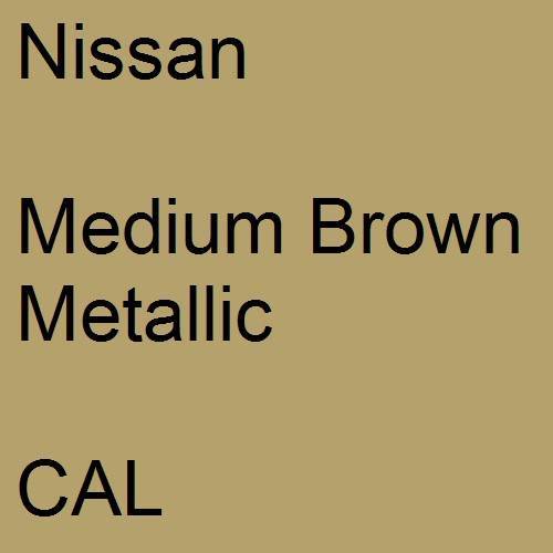 Nissan, Medium Brown Metallic, CAL.